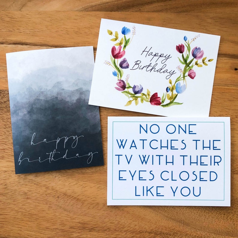 TV Joke Father's Day Card FATHER'S DAY Greeting Card Dad Joke Card Man Card Husband Father's Day Funny Father's Day Card Dad Card image 8