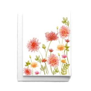 Wildflower Watercolor Notecards: Floral Greeting Card Set