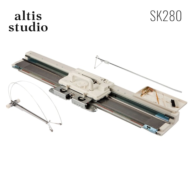 SK280 Standard Gauge 4.5mm Knitting Machine by Silver Reed