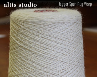 100% Wool Warp Yarn Cone JaggerSpun Rug Tapestry Warp