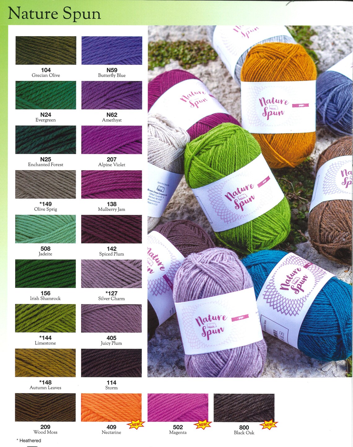 Brown Sheep Nature Spun 100 Wool Yarn Balls Colors NZ Etsy