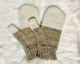 Patron de TRICOT MACHINE - Mitaines Colorblock PDF