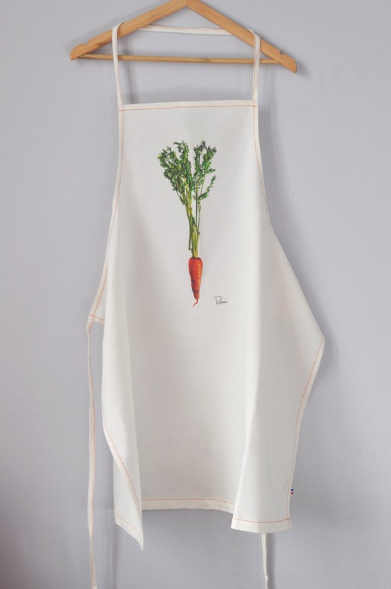 Organic a Apron with a Organic printed carrot -from an original painting 398974 Organic a Apron with a Organic printed carrot -from an original painting 398974