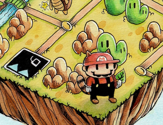 ArtStation - Super Mario Bros. 3 Redrawn - World 1 (Grass Land)