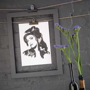 Amy Winehouse pop art portrait print image 1