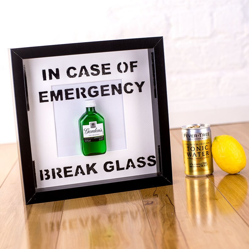 In Case Of Emergency Break Glass Frame