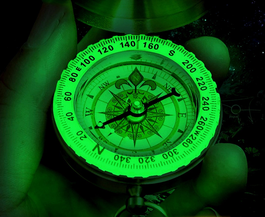 Camping Compass Classic Pocket Style Gifts for Him Her Men Man ...