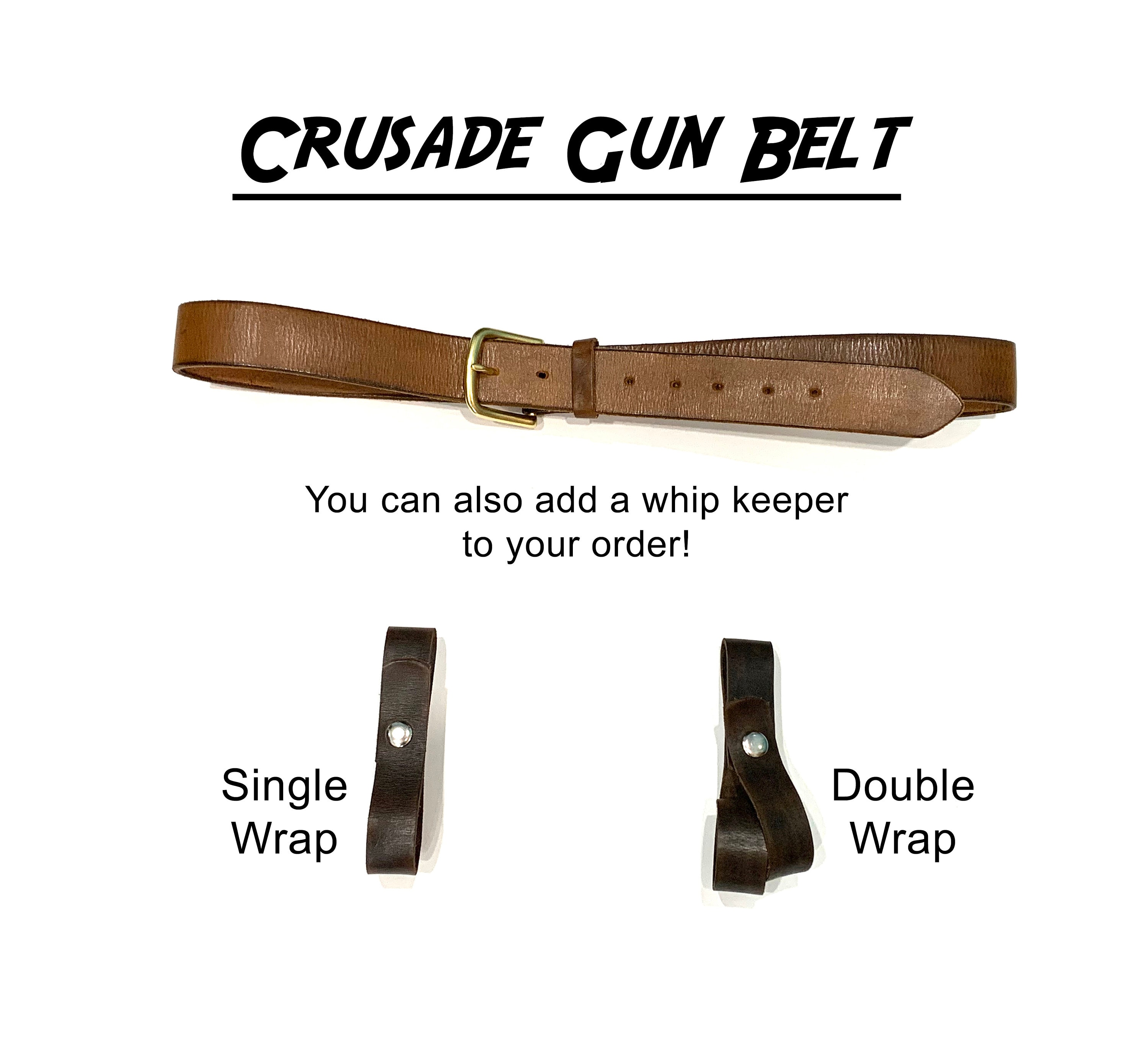 Last Crusade, Indiana Jones Gun Belt, VintageLooking Leather Belt, 100