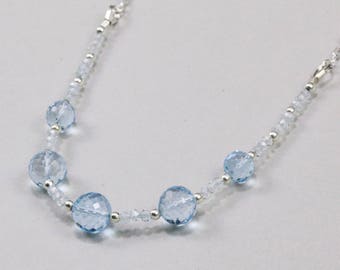 Blue Topaz Necklace