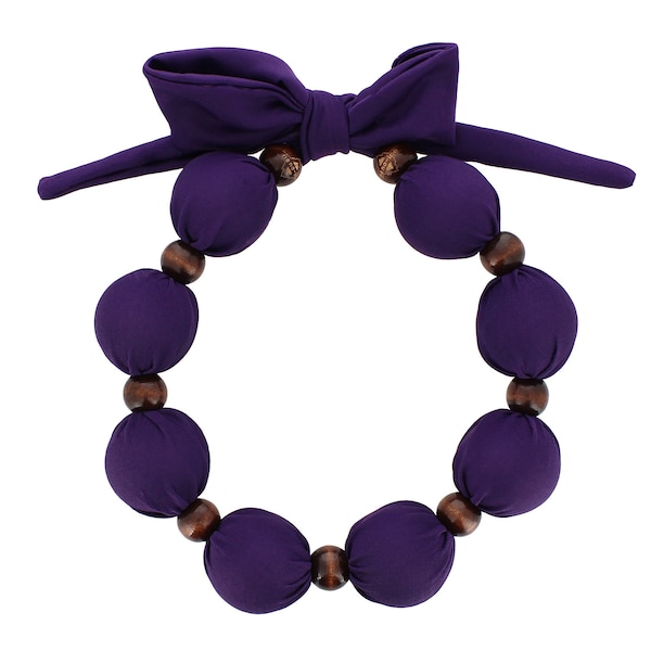 Beat Hot Flashes in Style! Nano-Ice Cooling Necklace -- Solid Purple