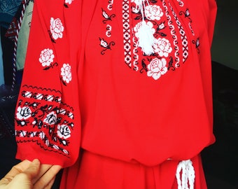 Ukrainian embroidery blouse