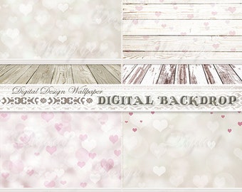 Digital Backdrop,Photo Backdrop,Photography Background,Digital Background,Bokeh Digital Backdrop,Backdrop Bokeh,Heart Bokeh Background