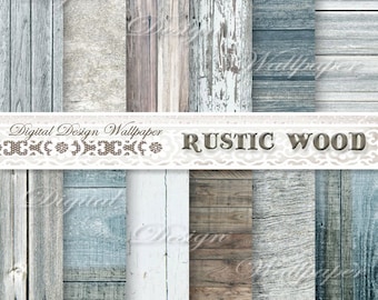 COMMERCIAL USE,Wood Digital Paper,Rustic Wood Digital Paper,Rustic Wood Texture,Distressed Wood,Digital Wood Background,White Wood