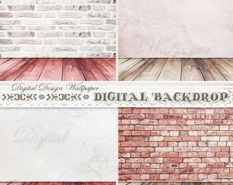 Digital Backdrop, Digital Background Newborn,Digital Background, Backdrop Digital, Digital Photo Backdrop,Photography Backdrop,Brick Wall