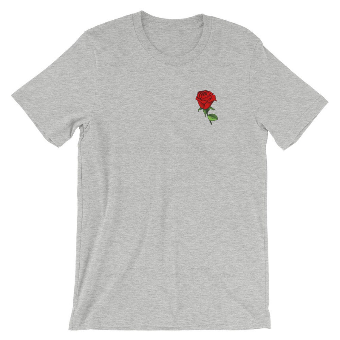 Rose Pocket Shirt Roses Shirt Flower Shirt Rose Tshirt | Etsy