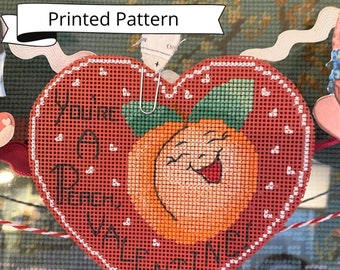 You're A Peach - Printed Version - Cross Stitch Pattern