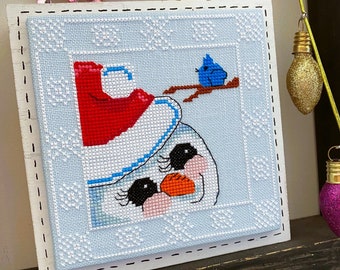 Snowbird - Instant PDF Download - Counted Cross Stitch Pattern