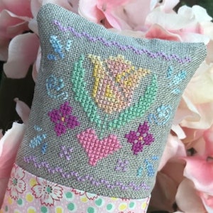 Counted Cross Stitch Pattern - May Little Spring Fling - PDF Instant Download