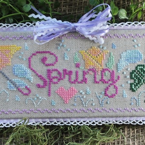 Spring Fling - PDF Instant Download - Counted Cross Stitch Pattern