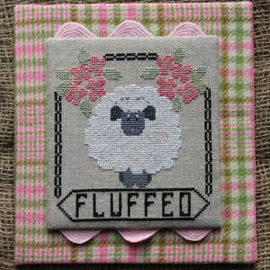 Counted Cross - Fluffed - PDF Instant Download