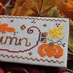 Digital Counted Cross Stitch Autumn Fling PDF Instant Download - Etsy