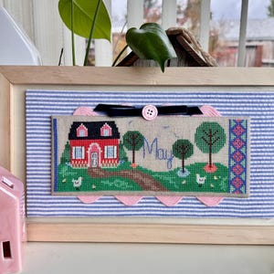 The May House - My Father&#39;s House Collection - PDF Instant Download - Counted Cross Stitch Pattern