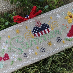 Summer Fling - PDF Instant Download - Counted Cross Stitch Pattern