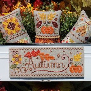 Digital Counted Cross Stitch - Little Fall Fling Series - PDF Instant Download