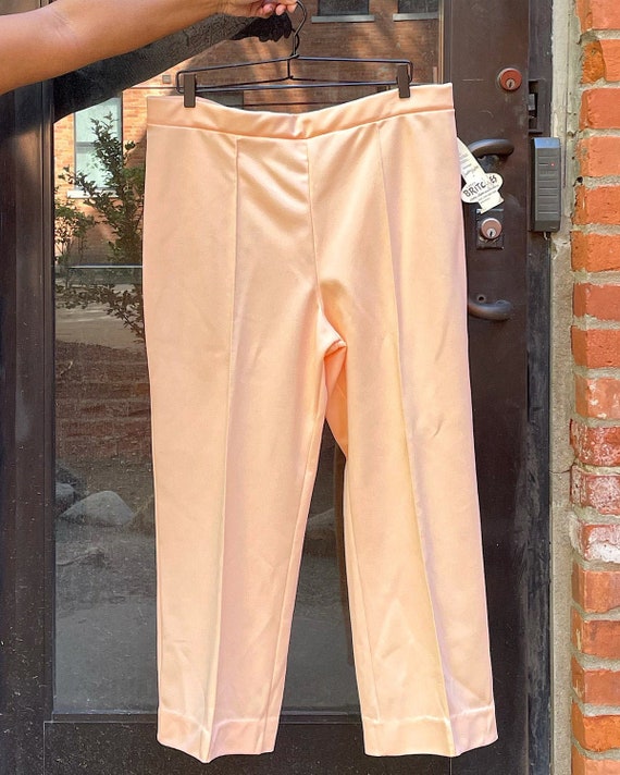 Vintage Peach Lucky Britches Trousers (2X) - Hi-R… - image 1
