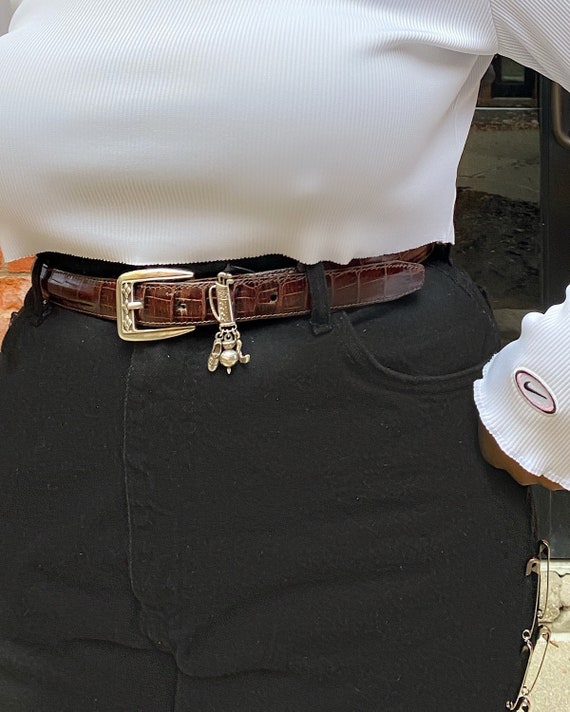 Vintage Brown Brighton Leather Belt - Brighton Bro