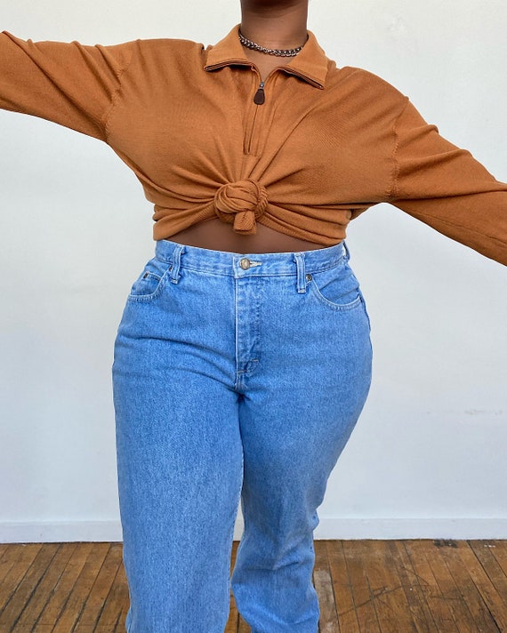 Vintage Oversized Camel Pullover Sweater (L) - Ove