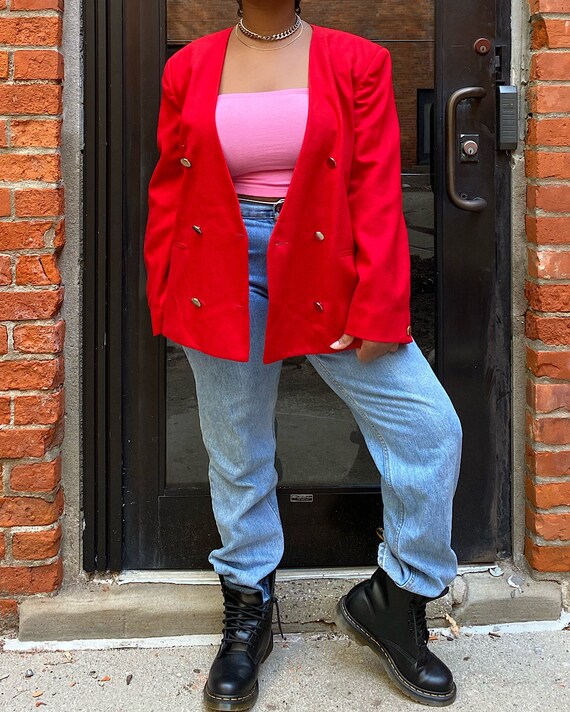 Vintage Oversized Jones New York Wool Blazer - Jon