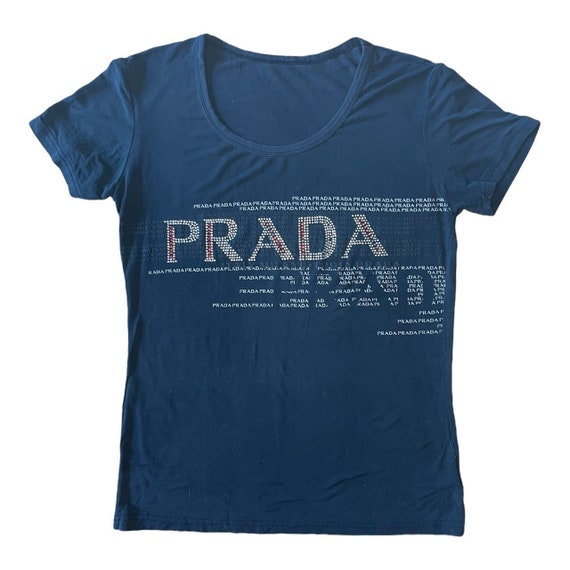 graphic-print short-sleeved shirt, Prada