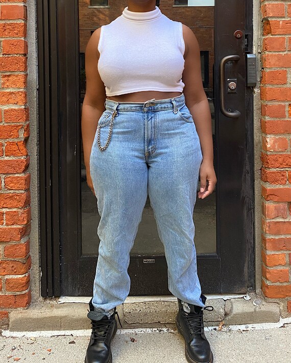 Vintage Levi's 550 Mom Jeans 30 Light 