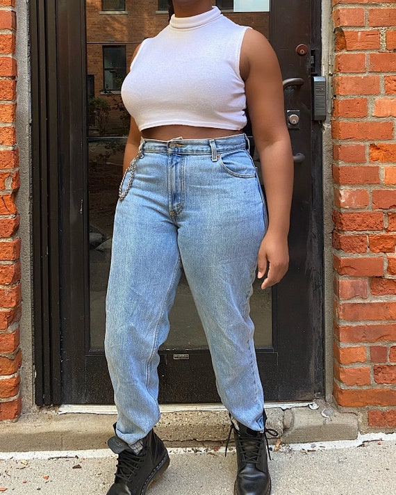 Vintage Levi's 550 Mom Jeans 30 Light 