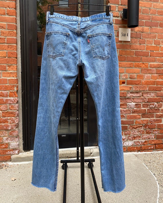 Vintage Levi's 501 Re-Worked Safety Pin Mom Jeans