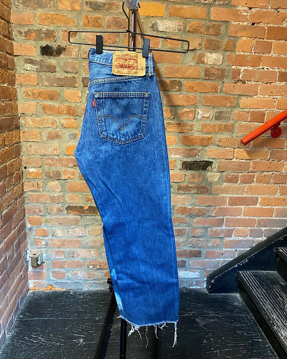 Vintage Levi's 501 Bleached Mom Jeans (29) - Hi-R… - image 1