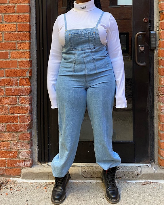 Vintage Denim Romper Overalls (M) - Spoiled Rotten