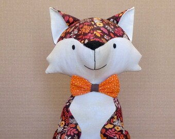 Fox Stuffed Toy in Autumnal Colors