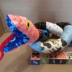 Snake Stuffed Toy in Music Theme