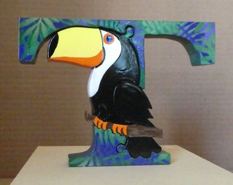 T is for Toucan Wooden Puzzle