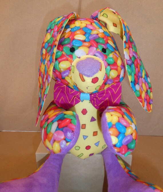 jelly bean bunny stuffed animal