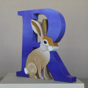 R is for Rabbit Wooden Puzzle