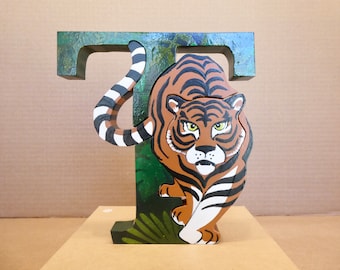 T is for Tiger Wooden Puzzle