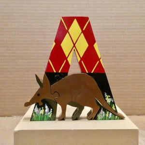 A is for Aardvark Wooden Puzzle