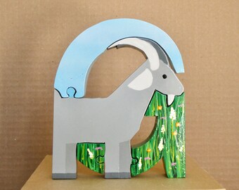 G is for Goat Wooden Puzzle