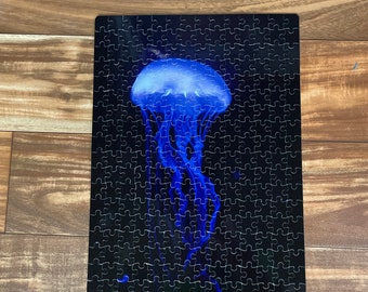 Difficult Jellyfish Puzzle, Challenging Cardboard Jigsaw (252 or 300 Piece)