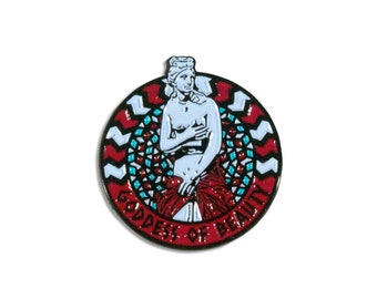 Aphrodite - Goddess of Beauty Enamel Pin (See item description)