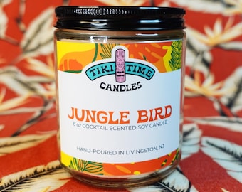 8oz Jungle Bird Scented Soy Candle - Tiki Time Candle Collection