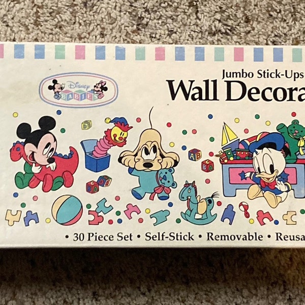 90s Disney Babies jumbo stick-ups wall decorations